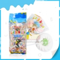 İlginç paketleme meyveli aromalı hatmi lolipop çanta paketleme hatmi şeker 