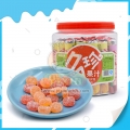Yuvarlak rulo kosher şeker kaplamalı sakızlı jöle toptan 