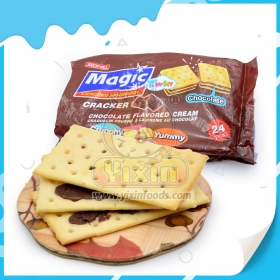 çikolata aromalı sandviç krakeri