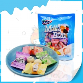 Meyve aromalı reçel dolgulu süt topları