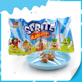 beş meyve aromalı sert şeker lolipop