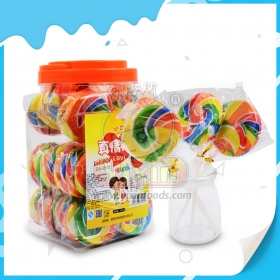 meyveli gökkuşağı lolipop