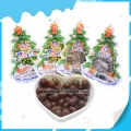 Toptan noel ağacı paketlenmiş çikolatalı fasulye şekeri 