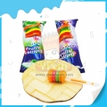 Helal meyve aromalı hafif lolipop hamburger şekli 