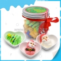 kardan adam şeklinde maeshmallow 
