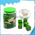 Toptan kavanoz ambalajı 2.75G çikolata küpü şekerleme satılık 