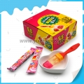 Çilek aromalı sert lolipop şeker boyama fırçası oyuncak şeker 