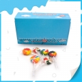 Tatlı Yuvarlak Gökkuşağı Lolipop Çiçek Lolipop 