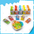 taşınabilir kavanozda helal meyve aromalı tablet şeker topu 
