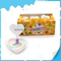Tatlı kalp şeklinde meyve aromalı girdap hatmi lolipop 